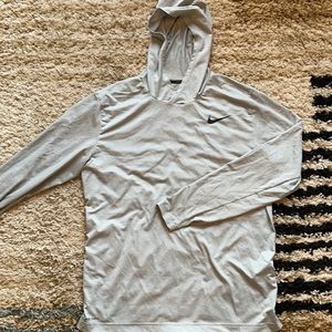 COPY - Nike pro drift fit hooded long sleeve work out shirt.